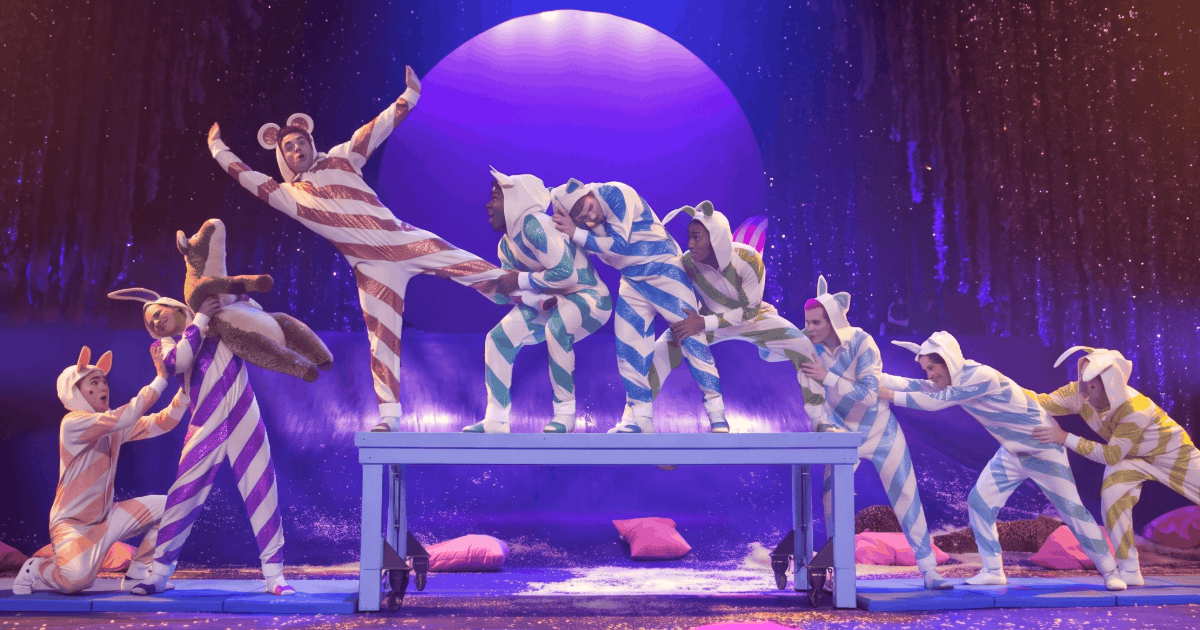 Cirque du Soleil 'Twas the Night Before Christmas show at the Hippodrome Theatre in Baltimore