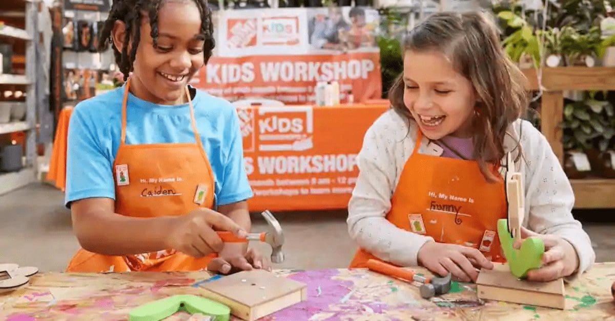 Schedule Home Depot Kids Workshop Kits Lowe's Kids Workshop