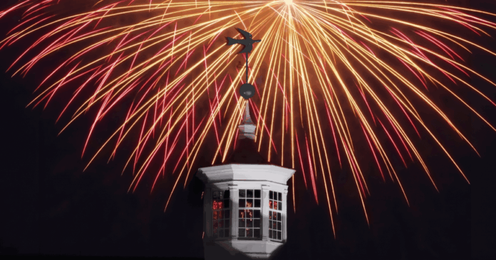Fireworks with a Presidential View